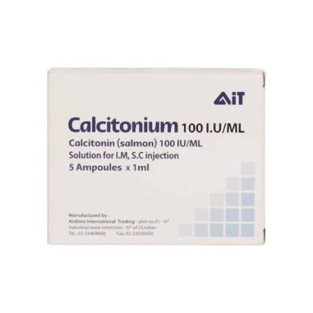 CALCITONIUM 100 I.U 5 AMP