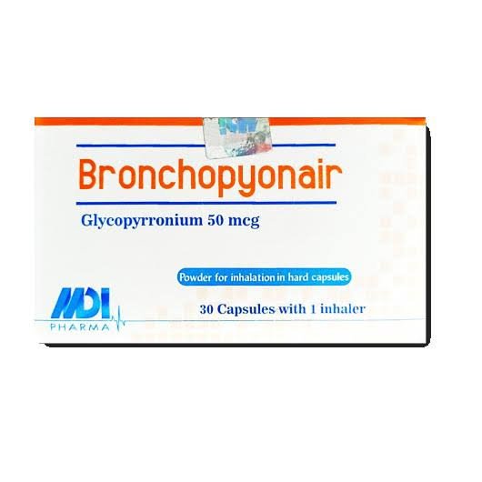 BRONCHOPYONAIR INHALER 50 MCG 30 CAPS