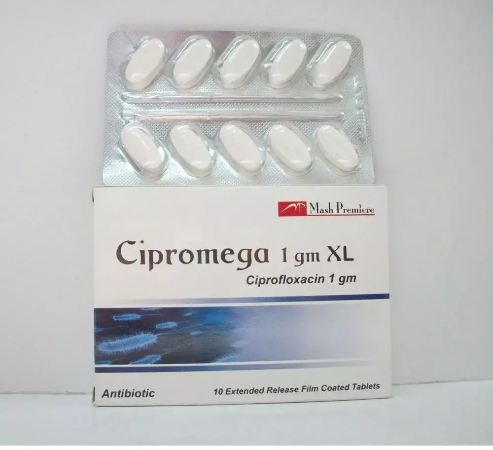 CIPROMEGA 1 GM XL 14 TAB س ج