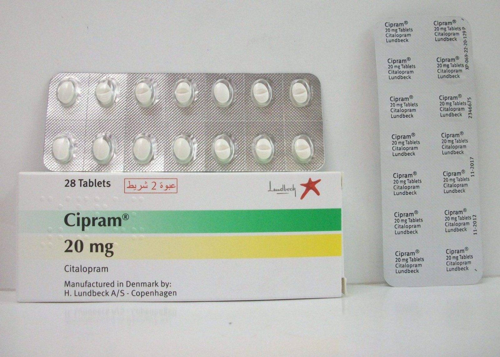 CIPRAM 20 MG 28 TAB