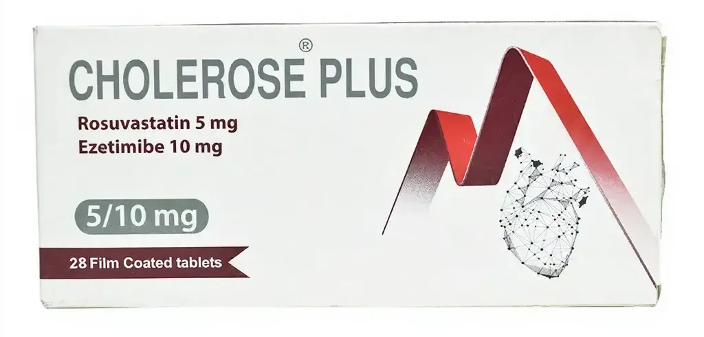 CHOLEROSE PLUS 5/10 MG 28 TAB