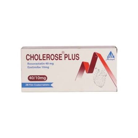 CHOLEROSE PLUS 40/10 MG 28 TAB