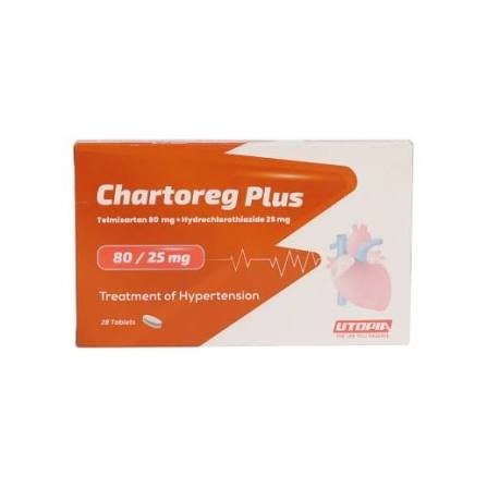 CHARTOREG PLUS 80/25 MG 28 TAB