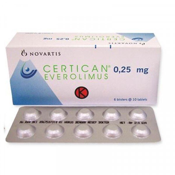 CERTICAN 0.25 MG 60 TAB