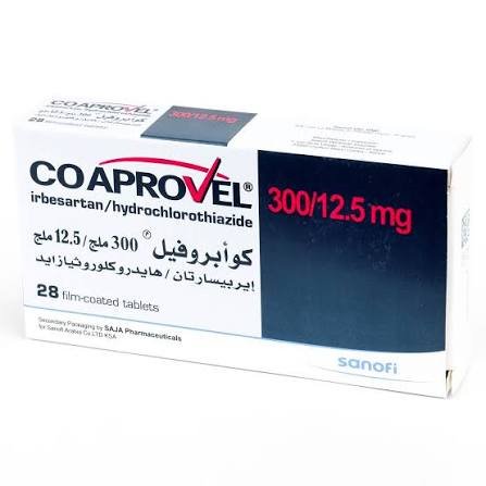 CO APROVEL 300/12.50 MG 28 TAB