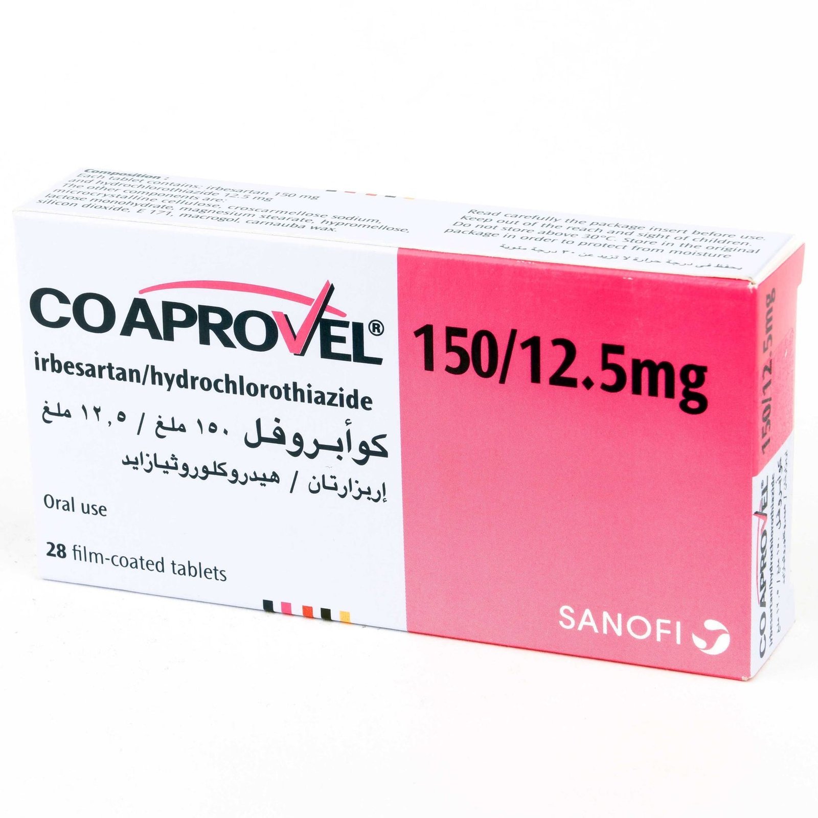 CO APROVEL 150 /12.5 MG 28 TAB