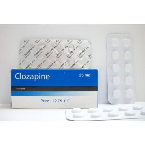 CLOZAPINE 25 MG 30 TAB