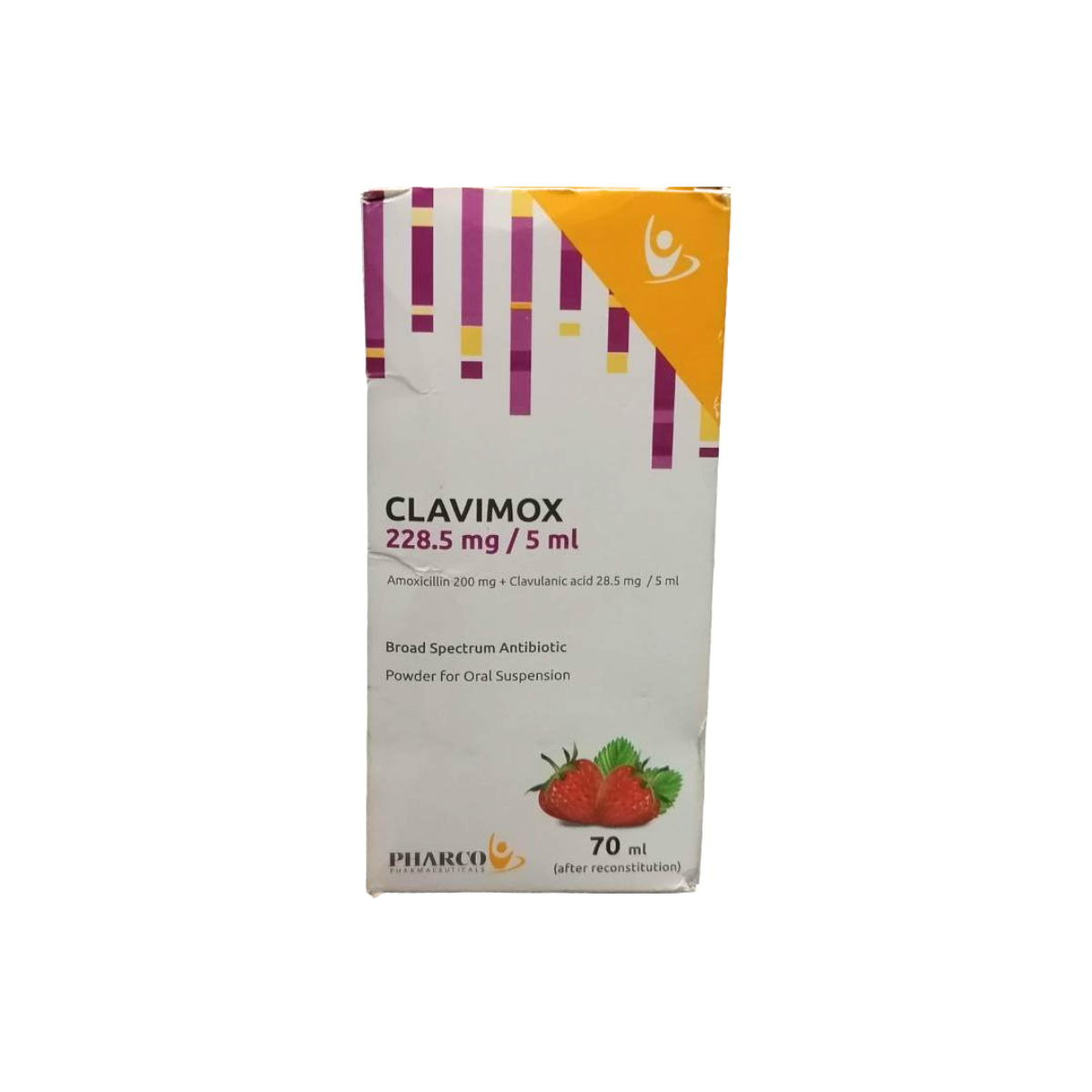 CLAVIMOX 228.5 MG/ 5 ML SUSP 70 ML