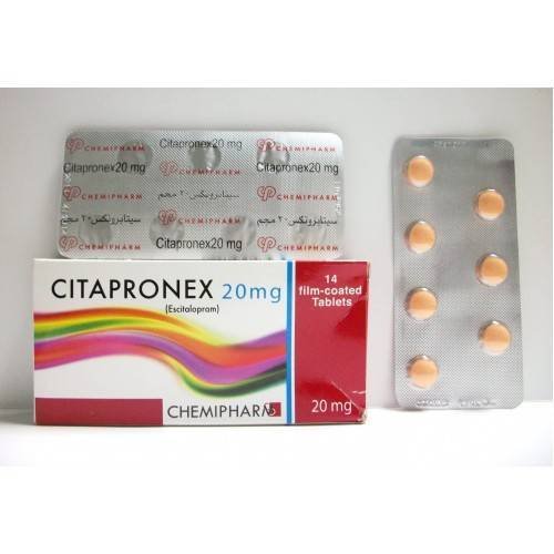 CITAPRONEX 20 MG 14 TAB س.ج