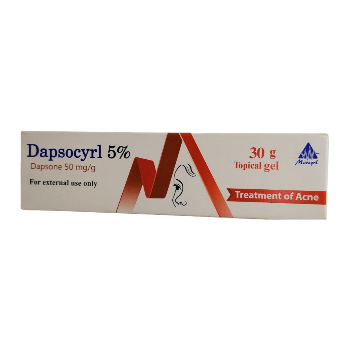 DAPSOCYRL 50 MG GEL 30 G س.ج