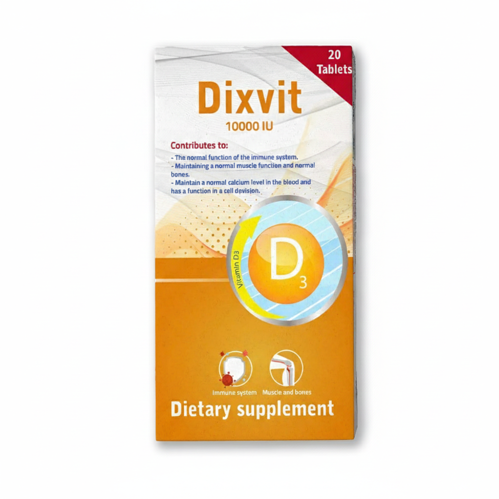 DIXVIT D3 10000 I.U 20 TAB