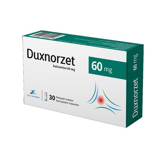 DUXNORZET 60 MG 30 CAP