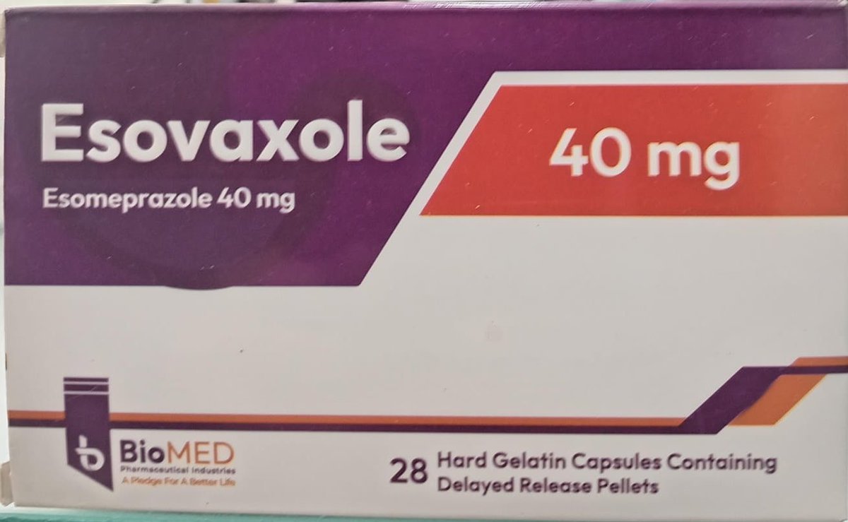 ESOVAXOLE 40 MG 28 CAP