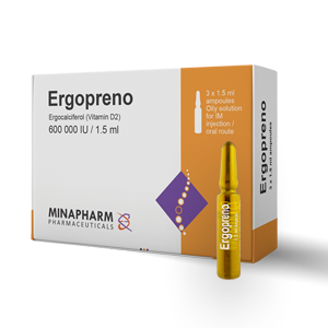 ERGOPRENO D2 600000 I.U 3 AMP