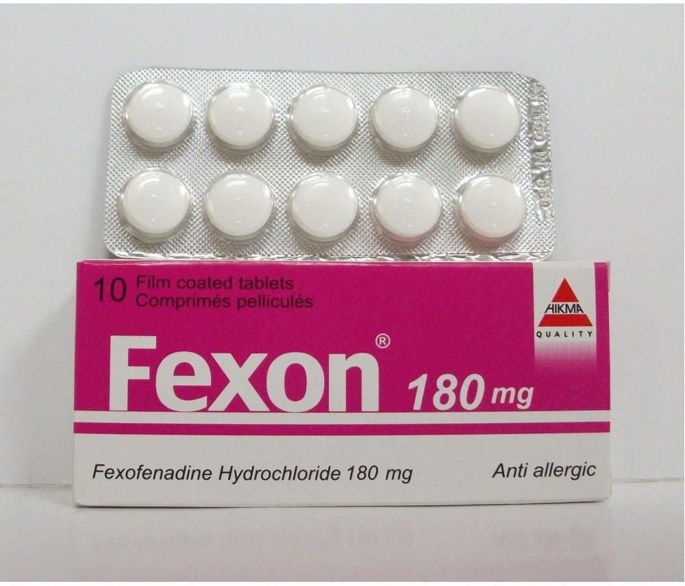 FEXON 180 MG 10 TAB س.ج