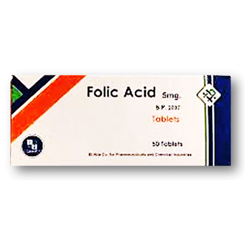 FOLIC ACID 5 MG 30 TAB س.ج