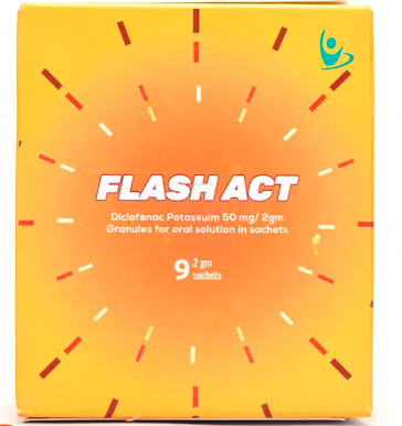 FLASH ACT 50 MG 9 SACHETS