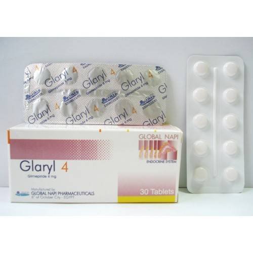 GLARYL 4 MG 30 TAB