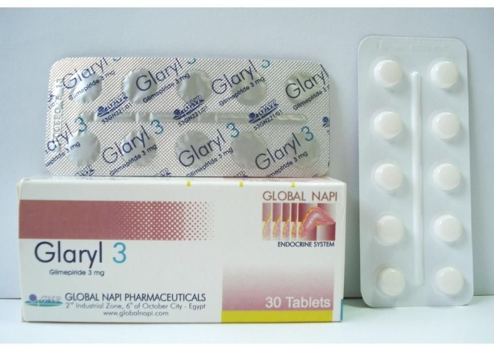 GLARYL 3 MG 30 TAB