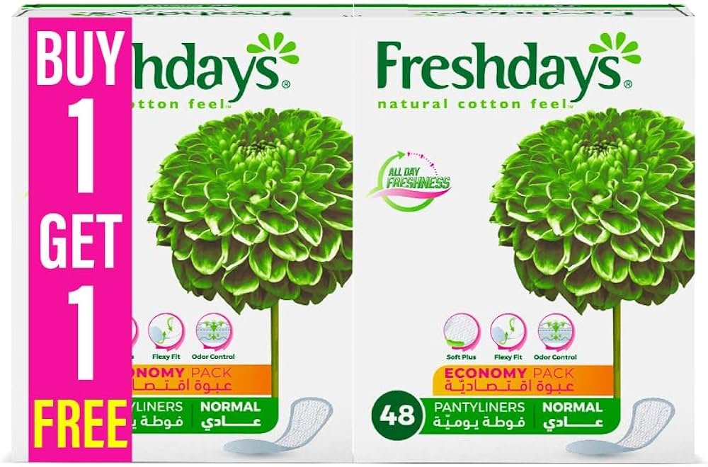 PRIVATE FRESH DAYS NORMAL 48 PCS1+1