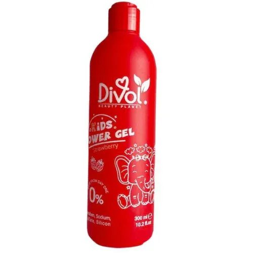 DIVOL KIDS SHOWER GEL STRAWBERRY 300 ML