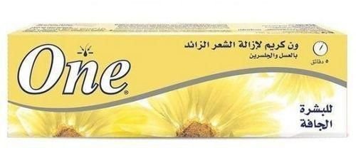 ONE HAIR REMOVING CREAM 140 G عسل