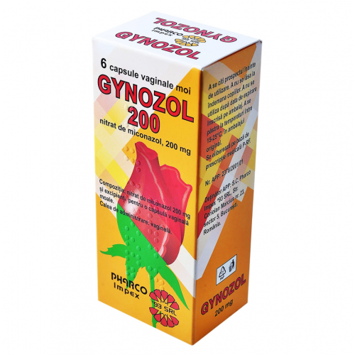 GYNOZOL 200 MG 6 VAG