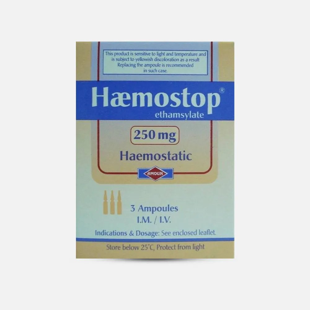 HAEMOSTOP 250 MG 3 AMP 2 ML