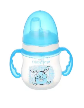 BABYTIME (106) NO SPILL HANDLED CUP 150 ML