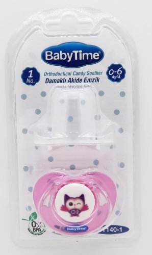 BABYTIME (140) SOOTHER & CAP NO 1