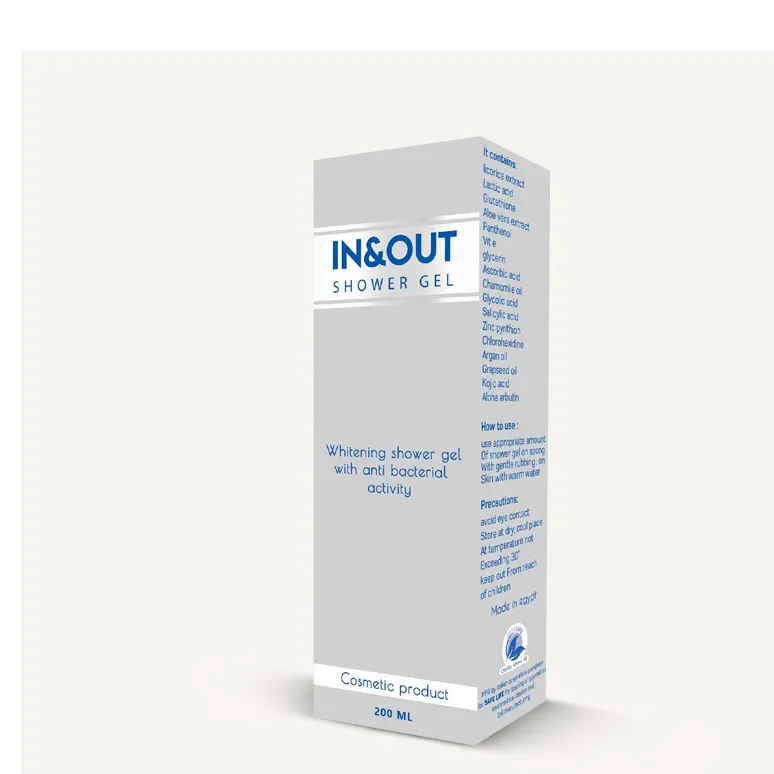 IN & OUT SHOWER GEL 200 ML