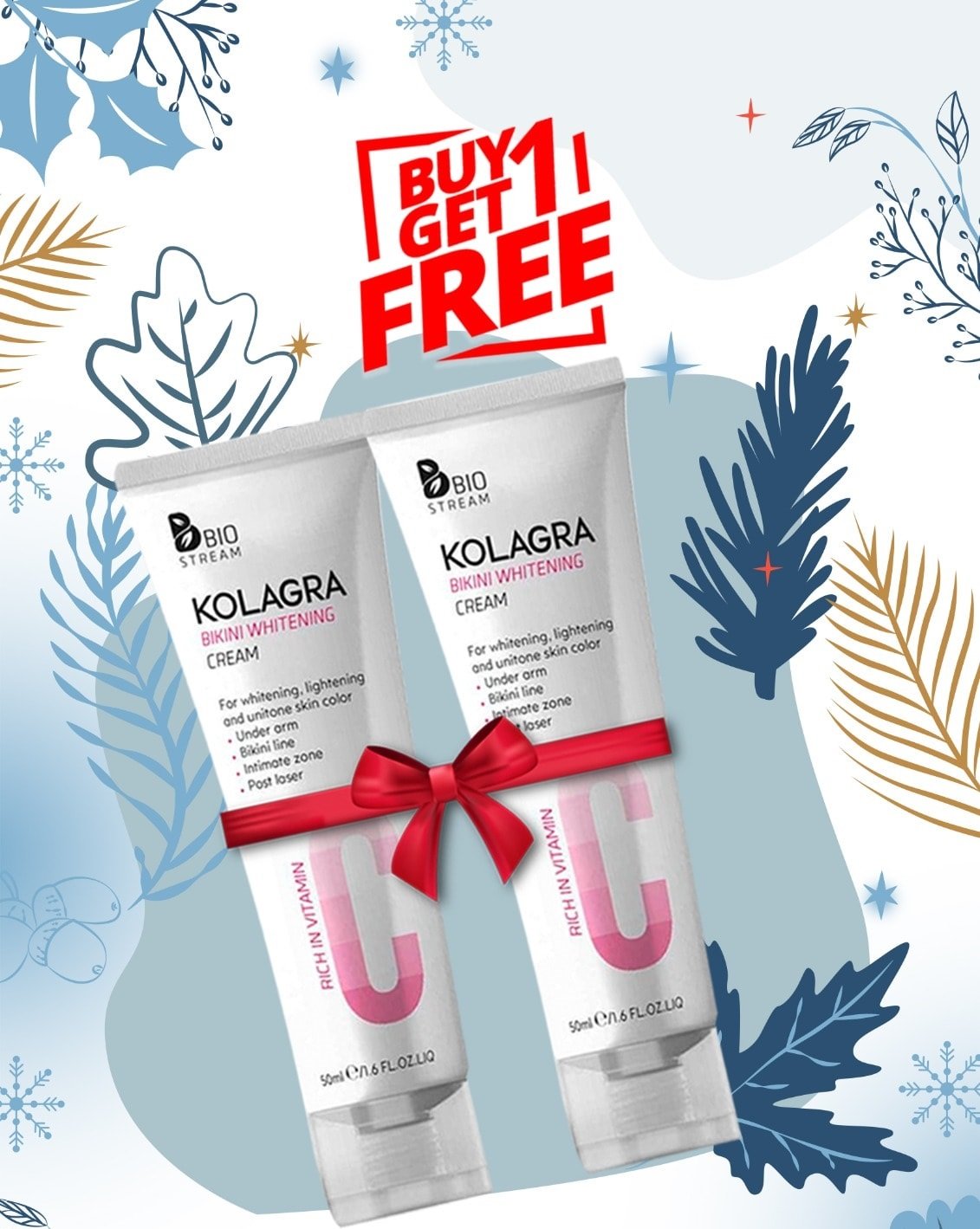 KOLAGRA BIKINI WHIT CREAM 50 ML OFFER