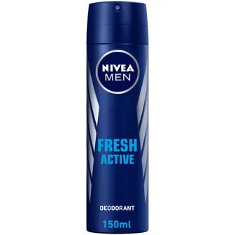 NIVEA DEOD SPRAY FOR MEN (FRESH ACTIVE) 150ML