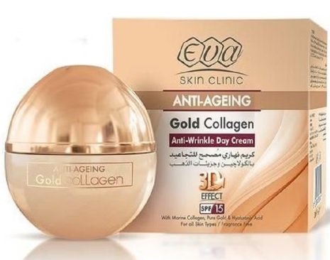 EVA COLLAGEN GOLD ANTI WRINKLE DAY CREAM SPF15 50M