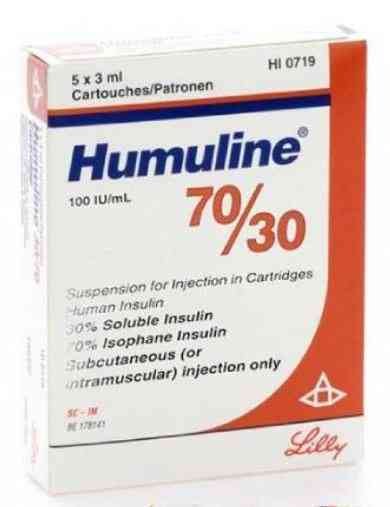 HUMULIN - 70/30 100 I.U 5 VIAL س.ج
