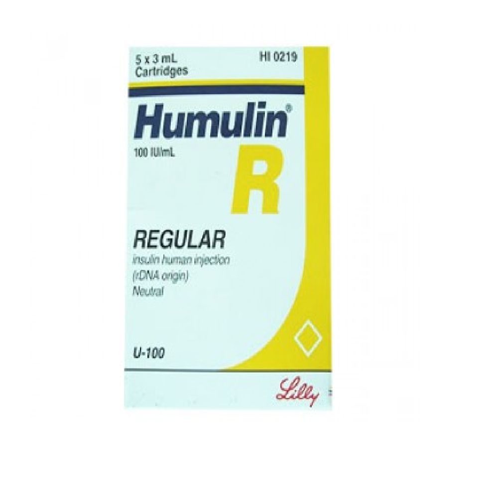HUMULIN - R -100 I.U 5 VIAL 3 ML س ج