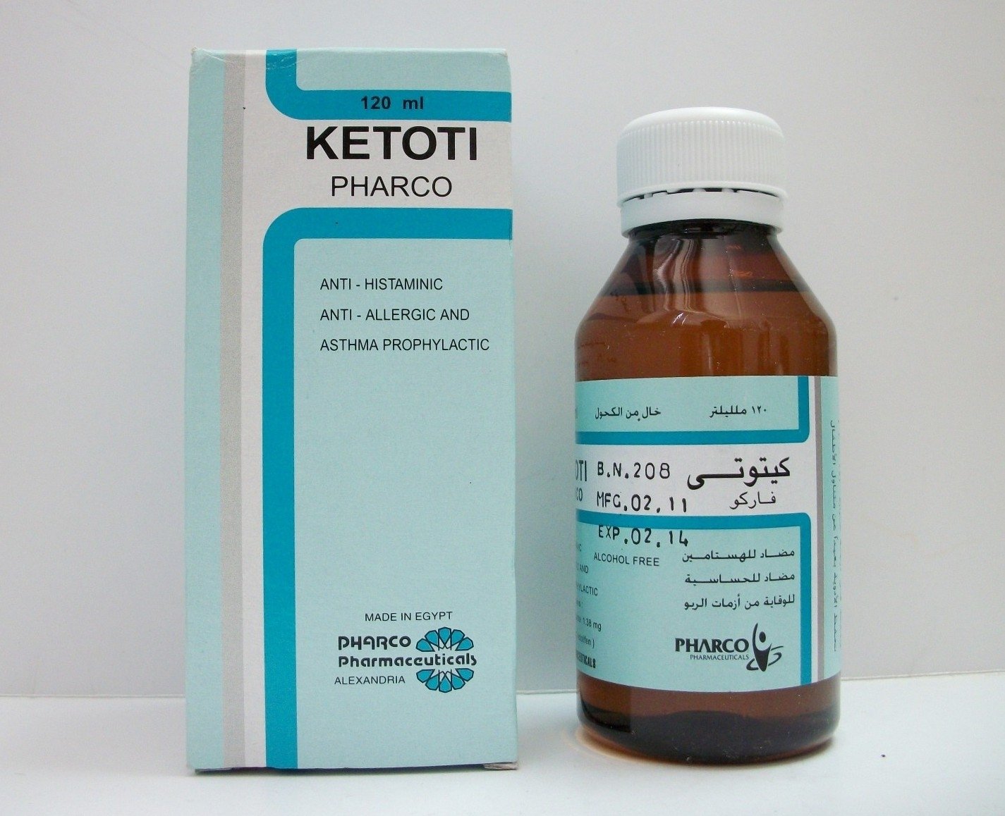 KETOTI - PHARCO SYRUP 120 ML