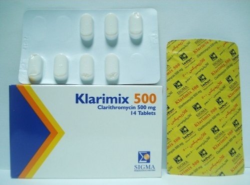 KLARIMIX 500 MG 14 TAB