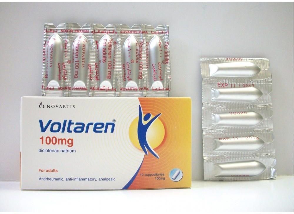 VOLTAREN ADULT 100 MG 10 SUPP س.ج