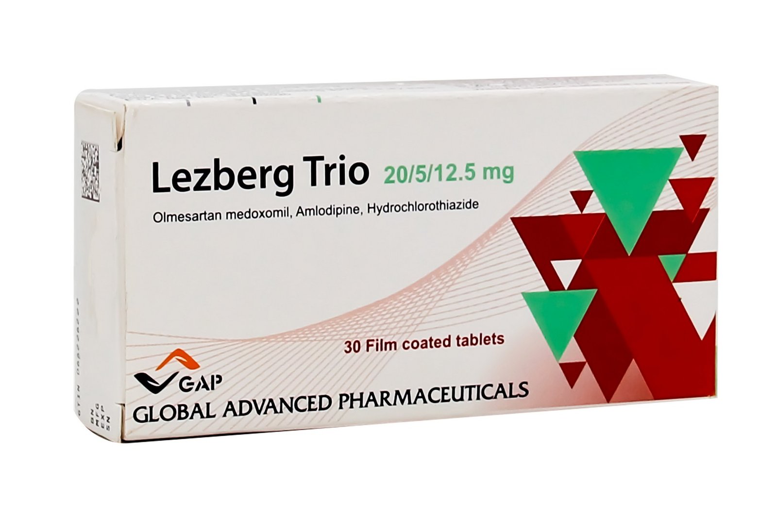 LEZBERG TRIO 20/5/12.5 MG 30 TAB