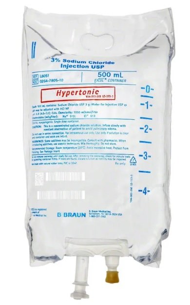 SODIUM CHLORIDE 3% 500 ML