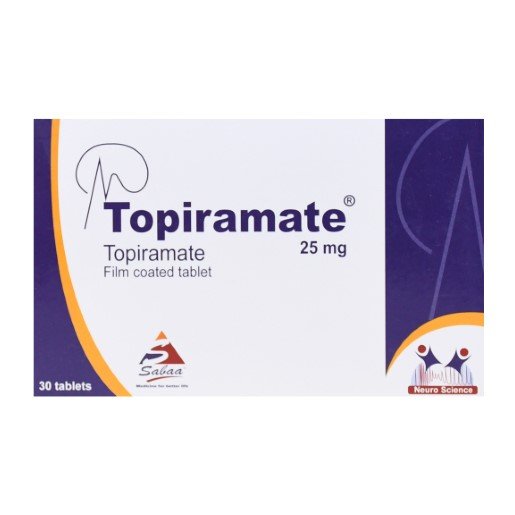 TOPIRAMATE 25 MG 30 TAB س.ج