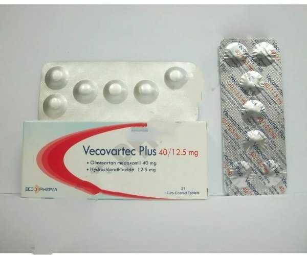 VECOVARTEC PLUS 40/12.5 MG 28 TAB