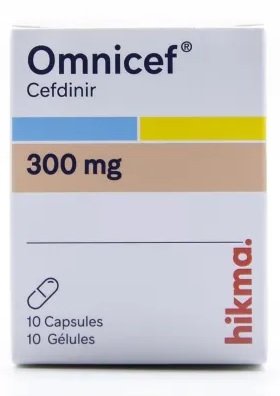 OMNICEF 300 MG 10 CAP س.ج