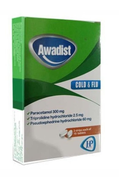 AWADIST COLD & FLU 20 TAB