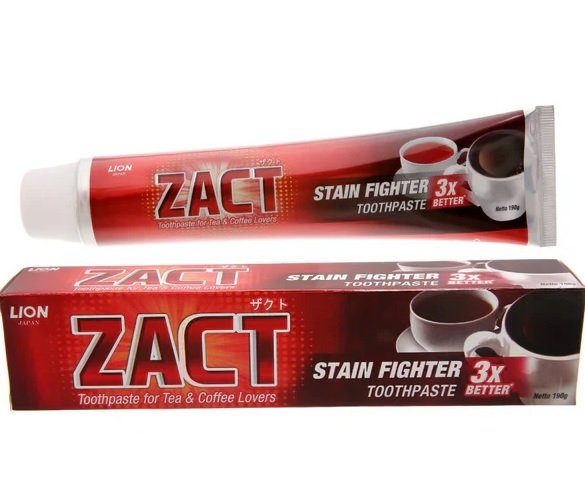 ZACT LION COFFEE & TEA TOOTHPASTE 190 GM