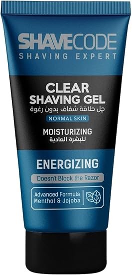 SHAVECODE CLEAR SHAVE GEL 150 ML للبشرة العادية