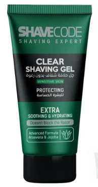 SHAVECODE CLEAR SHAVE GEL 150ML للبشرة الحساسة