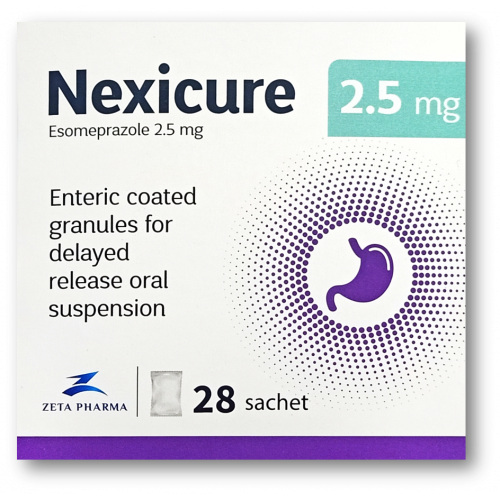NEXICURE 2.5 MG 28 SACHET