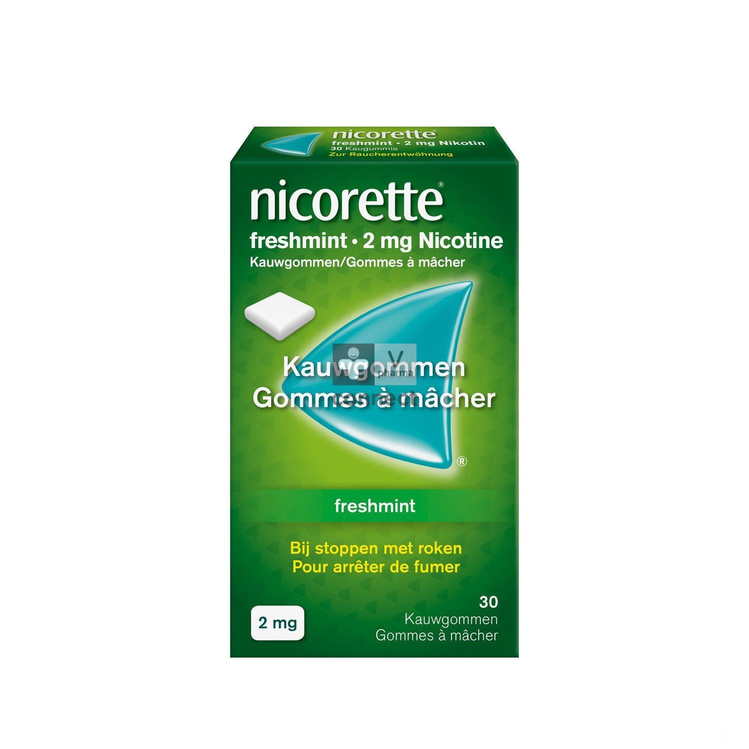 NICORETTE 2 MG FRESHMINT 30 PIECES